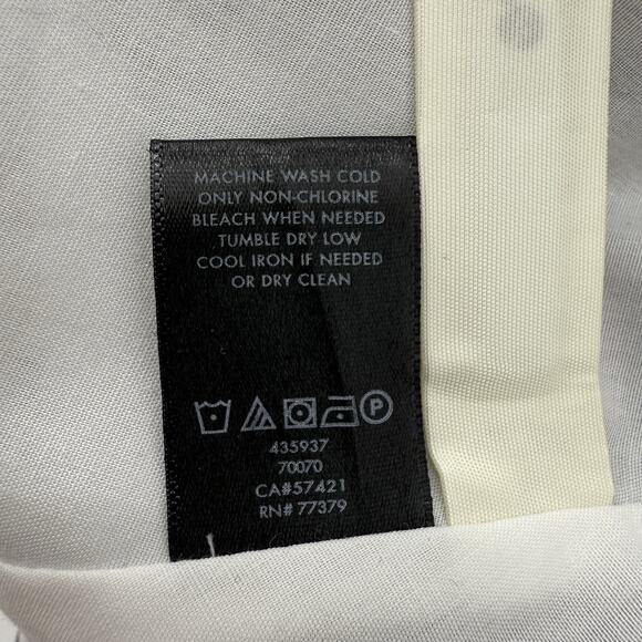 Ann Taylor Petite Fit & Flare Dress 10P Women's Navy Tennis Racket Eyelet Preppy - Picture 6 of 7